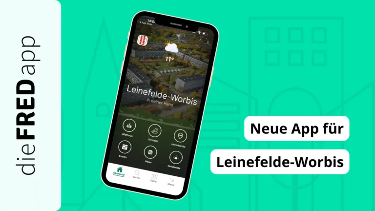 Leinefelde-Worbis: Neue Stadt-App mit Umfragemodul und Schadensmelder